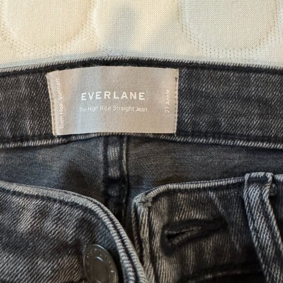 Everlane, Black Size 27 High Rise Straight Jean - Picture 2 of 2